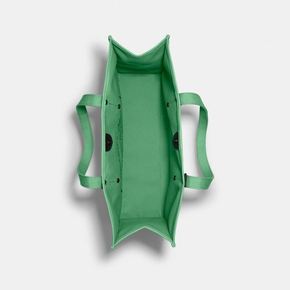 Coach x Michael B. Jordan Canvas Tote 42 With Mummified Rexy green Purse NWT - Picture 4 of 5